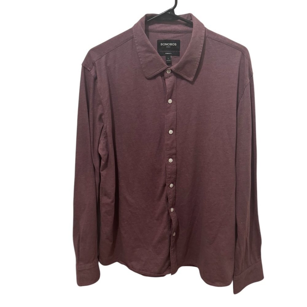 Men’s Bonobos Tailored Fit Jersey Knit Button Down Shirt